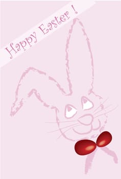 Easter bunny card.