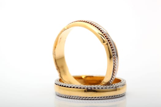 isolated wedding bands