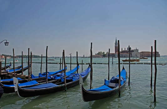 Gondolas in the Canal de Grande