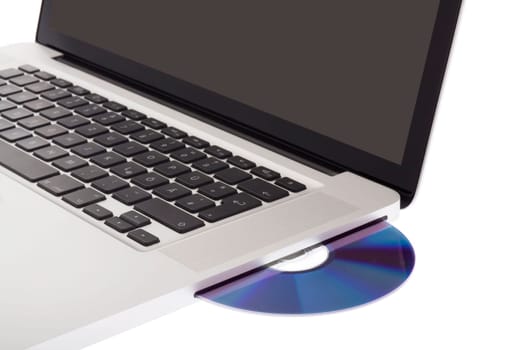 Laptop with CD drive