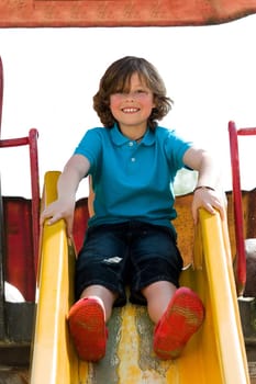 Young boy on the playground