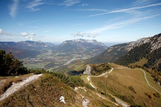 View from the Jenner to Berchtesgaden