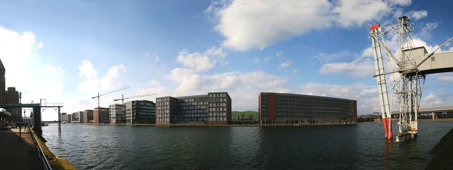 Trendy district Duisburg Inner Harbour