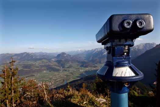 Telescope in the Alps