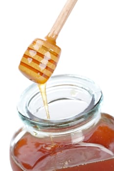 Pouring honey