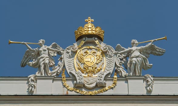 Angels on Vienna's Hofburg
