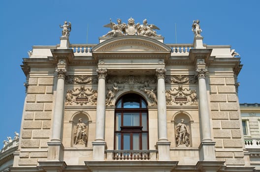 The façade of Vienna's Burgtheater