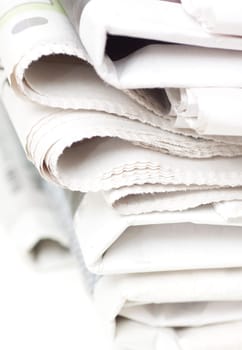 pile of newspapers