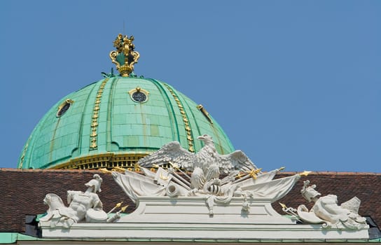 Dome of the Hofburg in Vienna