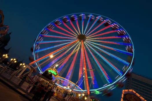 Slanted wheel