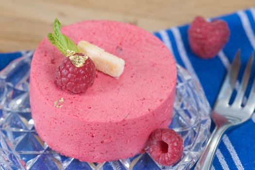 Raspberry mousse