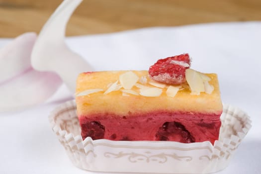 Almond raspberry