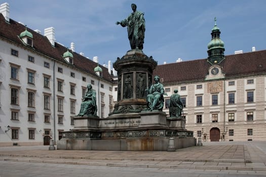 Inner courtyard in the Hofburg,Vienna