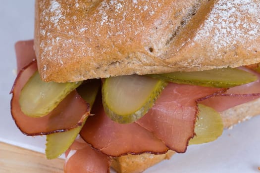 Ham rolls close