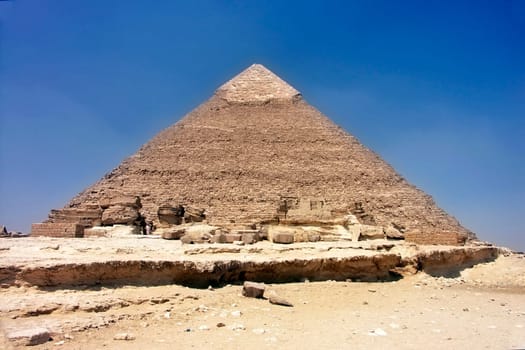 Egypt - Khafras Pyramid of Giza, Cairo