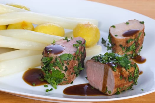 Pork tenderloin plate