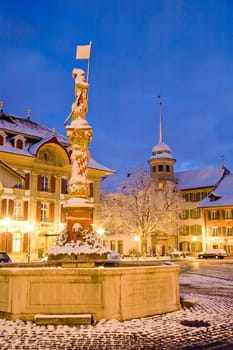 Niklaus Thut Fountain in Zofingen