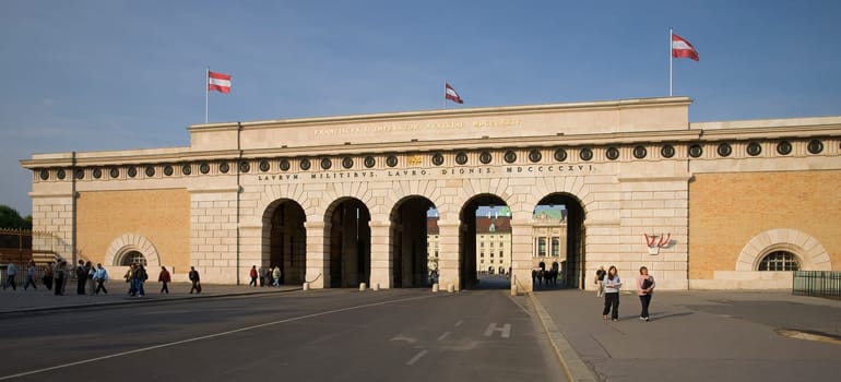 The Vienna Hofburg from the south