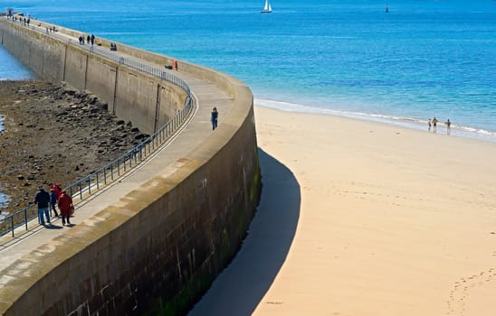 the port fortifications of Saint Malo