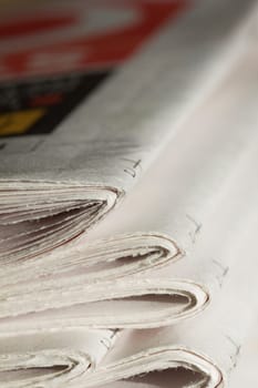 pile of newspapers