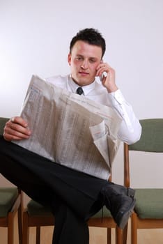 Smiling businessman