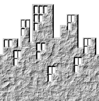 3D Stone Buildings