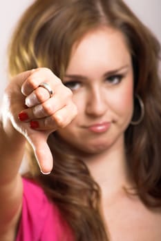 Thumbs down