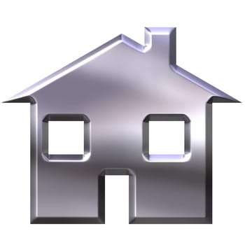 3D Silver House