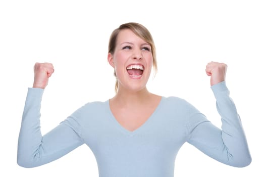 Happy young woman