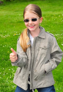 Girl Thumbs Up