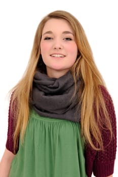 portrait of a long-haired girl