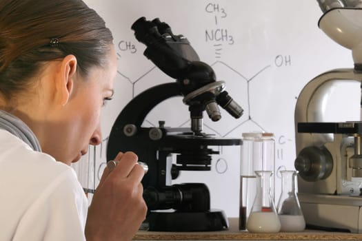 chemist in laboratory