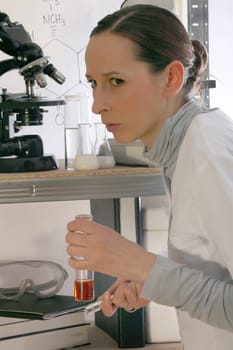 surprised chemist