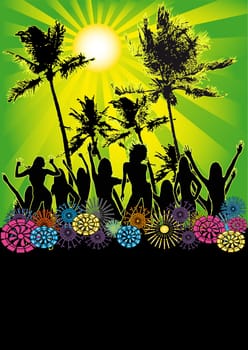 Retro Beach Party
