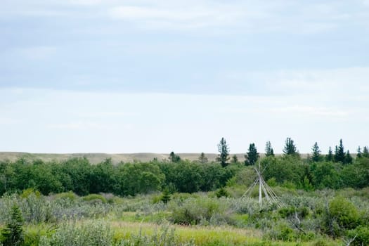 Teepee Frame Landscape