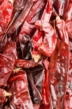 Dried Pepper Background