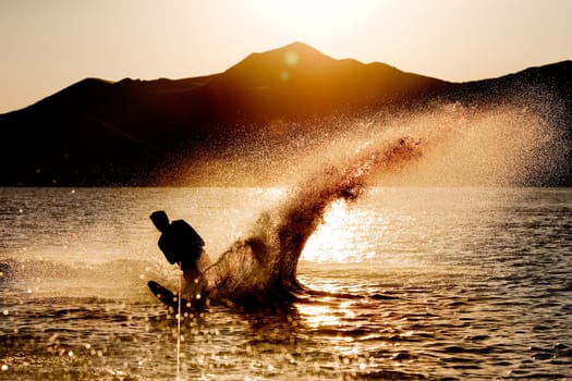 Water Ski Silhouette