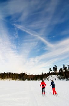 Skiing