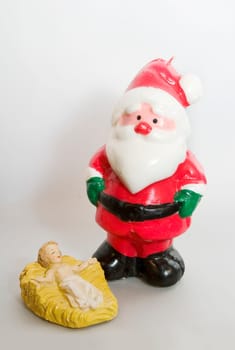 Santa and Baby Jesus