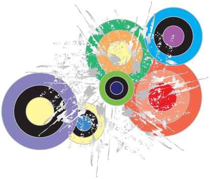 Grunge - Design Template - Circles