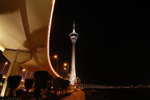 Sai Van bridge and Tower Convention