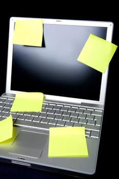 Sticky Note on Computer