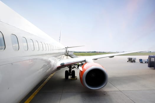 Airplane at Terminal