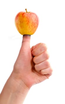 Thumb on Apple