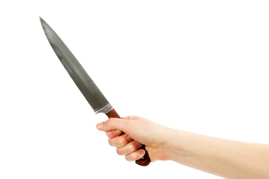 Large Knife in Hand