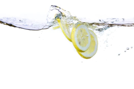 Lemon Slice and Water