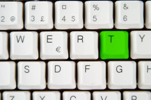 Computer Keyboard Letter T