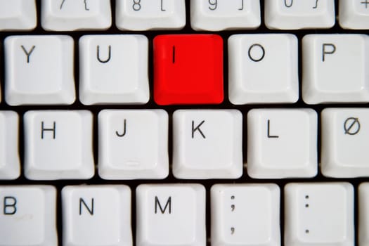 Computer Keyboard Letter I