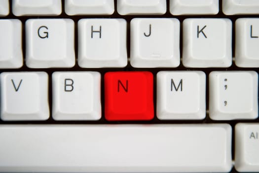 Computer Keyboard Letter N