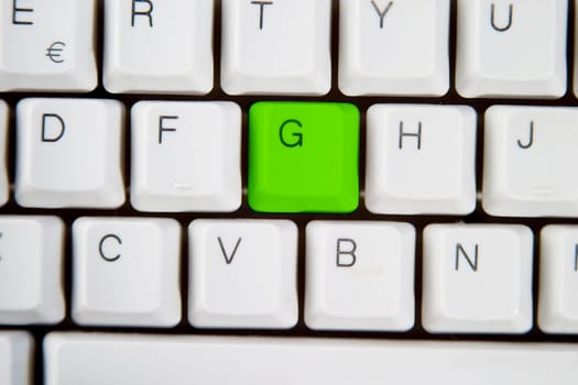 Computer Keyboard Letter G
